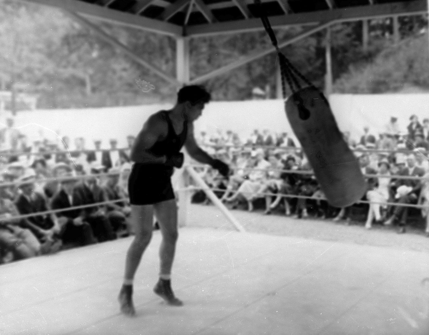 Heavyweight boxer Jack Dempsey